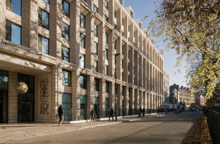 Cartwright Gardens is a student residential scheme in Bloomsbury
