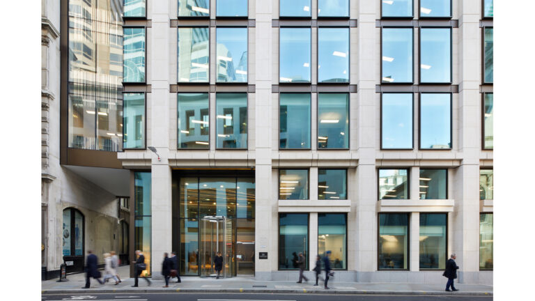A striking new office building in the City of London