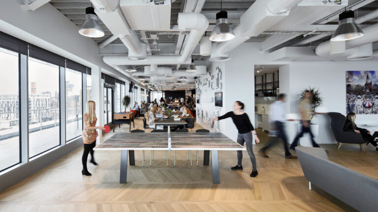 The office fit-out design for law firm Freshfields Bruckhaus Deringer in Salford, Manchester