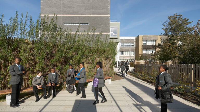 The design of a new-build school in Haringey, London