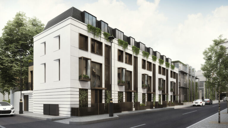 The design of 5 townhouses in Knightsbridge