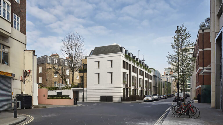 The design of 5 townhouses in Knightsbridge