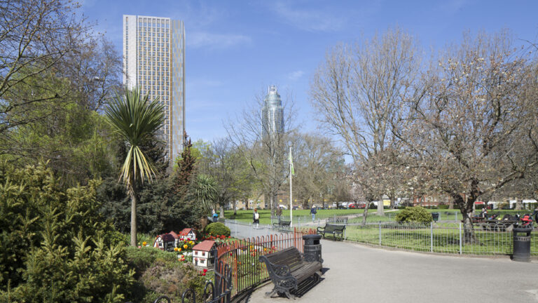A 37-storey student accommodation tower in Vauxhall