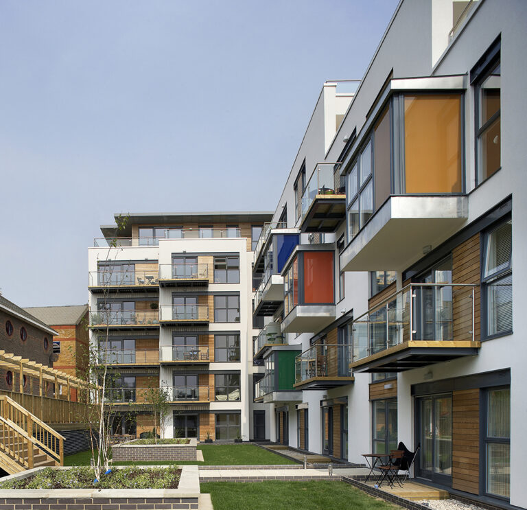 Point Pleasant is a residential scheme in Wandsworth designed by tp bennett