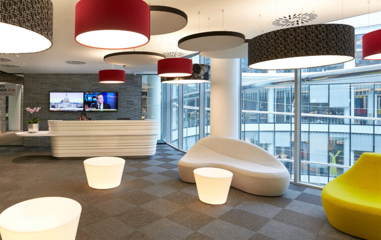 The workplace design for Skype's offices in London