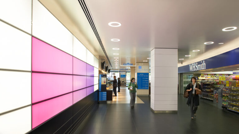 The redesign of the main reception at Guy's and St Thomas' Hospital