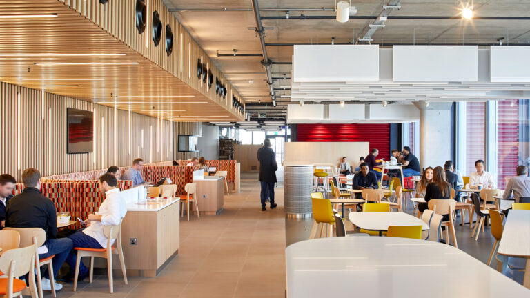 The design of tfl's new accommodation hub at The International Quarter London in Stratford