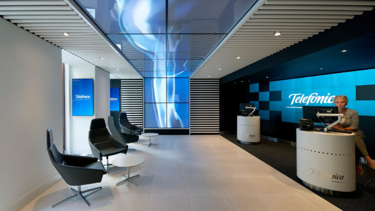 The fit-out of Telefónica Digital's offices in Soho, London