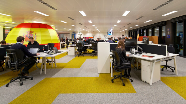 The fit-out of Telefónica Digital's offices in Soho, London