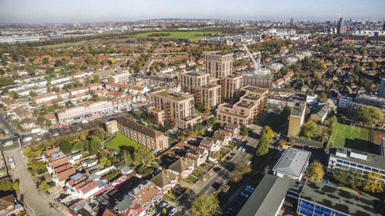 New residential quarter in Acton, West London