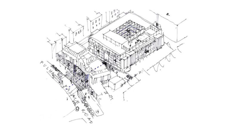 The planning for The Foundry an office campus in Hammersmith